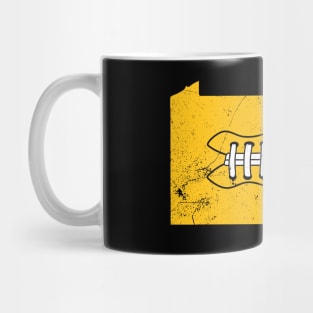 PA Football - Black/Gold Mug